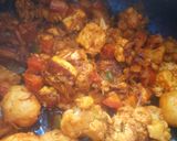 A picture of step 4 of Veg dum Biryani in Pressure Cooker.