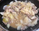 A picture of step 5 of Japanese Miso Daikon Radish with Pork.