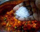 A picture of step 4 of Pressure cooker pav bhaji in 25 minutes.
