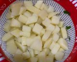 A picture of step 1 of Potato Raita.