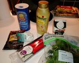 Spenótos sonkás-sajtos-tejszínes tészta chili paprikával recept fázis 1 fotója