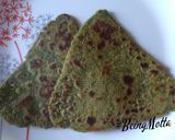 A picture of step 5 of Bajra-Palak Paratha.