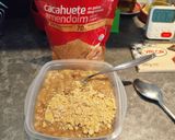 Foto del paso 4 de la receta: Tarta individual de plátano y chocolate con proteína de cacahuete en polvo
