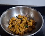 A picture of step 3 of Rasiya Dhokla (Left over Rice).