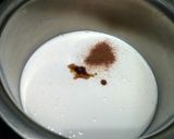 A picture of step 2 of Almonds peach cream lasagna.