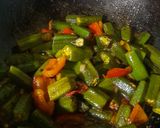 A picture of step 12 of Masala Bhindi Do Pyaza.