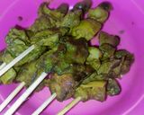 Foto langkah ke 5 dari resep Sate Ati Ampela bumbu kuning.