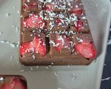 Une image de l'étape 4 de Tablettes de chocolat 🍫 praliné aux fraises 🍓.