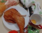 Фото кроку 1 до Слойки с моцареллой и копченой курочкой 🍗.