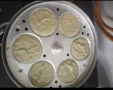 A picture of step 4 of Moong dal carrot idli.