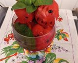 Dinnyés koktél gyümölccsel felnőtteknek recept fázis 6 fotója