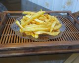 A picture of step 4 of YELLOW FRIES❤😋😋.