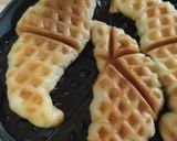Foto langkah ke 2 dari resep Croffle Praktis dan Crunchy.