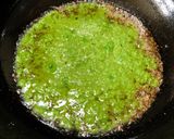A picture of step 3 of Dhania Paneer (Coriander Paneer / Paneer in Coriander Gravy).