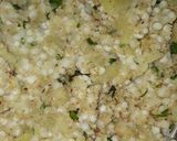 A picture of step 4 of Sabudana vada.