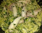 Foto del paso 7 de la receta: Calamares o calamaretes rellenos de espinaca, a la crema