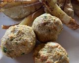 Foto del paso 6 de la receta: Falafel integral de garbanzos en Airfryer 🧆🍘🤩