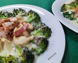 Foto del paso 9 de la receta: Brócoli con pollo, bacon y salsa de verduras con mascarpone