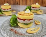 Foto del paso 19 de la receta: 🇵🇪 Causa limeña de atún 🇵🇪 con salsa huancaína 🇵🇪 Receta peruana