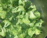 A picture of step 2 of Broccoli Fry.