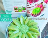 Foto langkah ke 3 dari resep Puding Lumut Pandan Coklat.