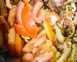 A picture of step 3 of Potato chicken curry.