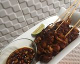 Foto langkah ke 7 dari resep Sate Jamur Tiram Sambal Kecap (Bakar Teflon).