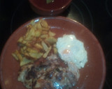 Foto del paso 2 de la receta: Churrasco de pollo con patatas y huevos fritos