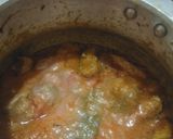 A picture of step 2 of Uttar Pradesh style bhuna gosht.