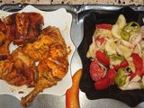 دجاج 🍗 محمر في أكياس الشواء طعم خيالي