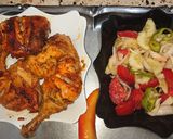 صورة لخطوة 1 من وصفة دجاج 🍗 محمر في أكياس الشواء طعم خيالي