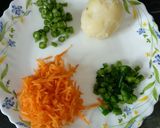 A picture of step 1 of Veg Manchurian Prantha.