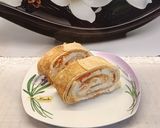 Körtés krémes palacsintatekercs recept fázis 10 fotója