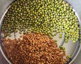 A picture of step 1 of Moong Methi Kadhi Chawal - Suddh Satvik Healthy Dinner.