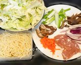 肉絲蔬菜炒麵的食譜步驟1照片
