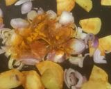 A picture of step 3 of Baigan aloo 🍆🍆🥔🧅.