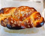 Mandulás fonott kalács recept fázis 5 fotója