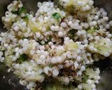A picture of step 1 of Sabudana appe.