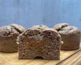 Foto del paso 4 de la receta: Muffins de banana rellenos de mantequilla de maní