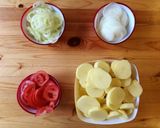 Rácos csirke tepsiben recept fázis 2 fotója
