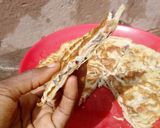 A picture of step 8 of Tortilla egg wrap.