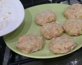 A picture of step 9 of Salmon fish cakes with roasted sweet potato and lime.