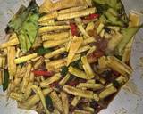 Tumis Putren Bakso Saos tiram langkah memasak 6 foto