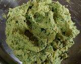 A picture of step 1 of Palak and Dudhi Malai Kofta.