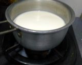 A picture of step 1 of Peanut Choco Pudding.