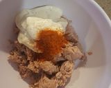 Foto langkah ke 3 dari resep Sushi Tuna Pedas (Spicy tuna sushi).