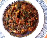 A picture of step 26 of Miyar zogale (moringa soup).