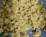 A picture of step 4 of Gujju's protein ladoo.