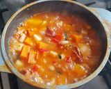 Foto del paso 5 de la receta: Guiso de otoño con porotos de manteca y chorizo #Mercado