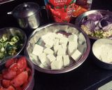 চিলি পনির (chilli paneer recipe in Bengali) রেসিপি ধাপ - 1 ছবি